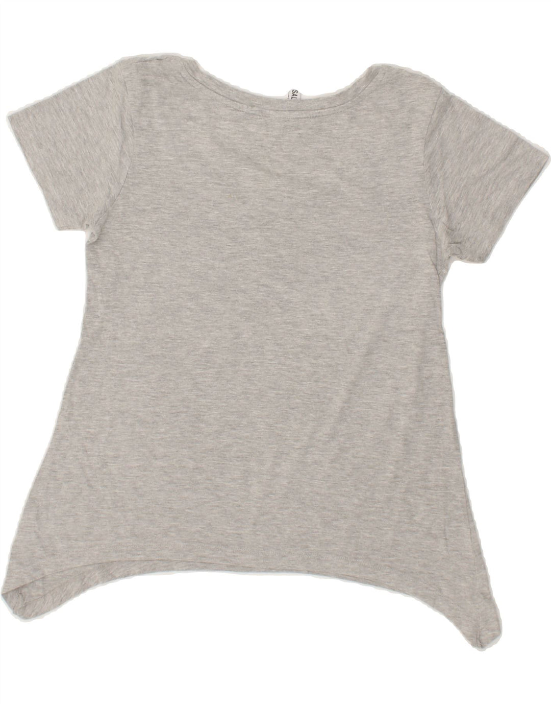 SALTROCK Womens T-Shirt Top UK 10 Small Grey Cotton Vintage Saltrock and Second-Hand Saltrock from Messina Hembry 