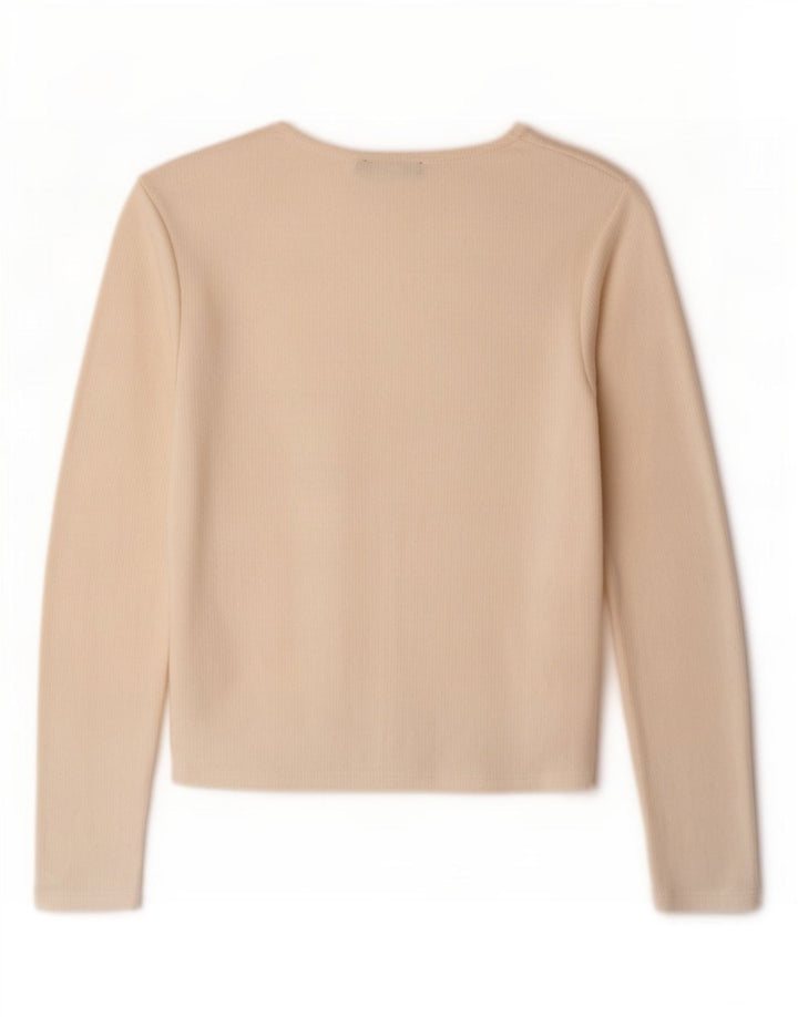 Zara Womens Bolero Jumper UK 12 Medium Off White