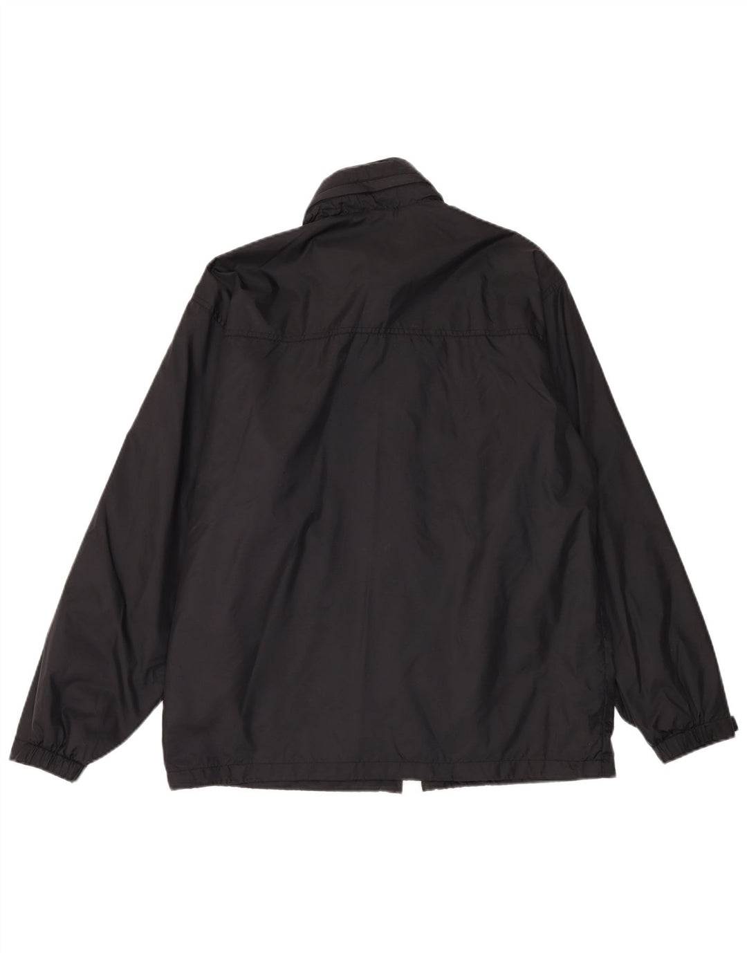 Fila Mens Hooded Windbreaker Jacket UK 40 Large Black Polyamide