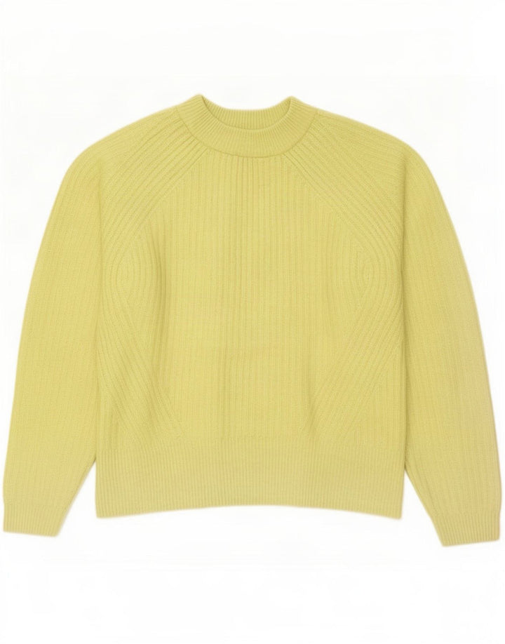 Marks & Spencer Womens Turtle Neck Jumper Sweater UK 14 Medium Green