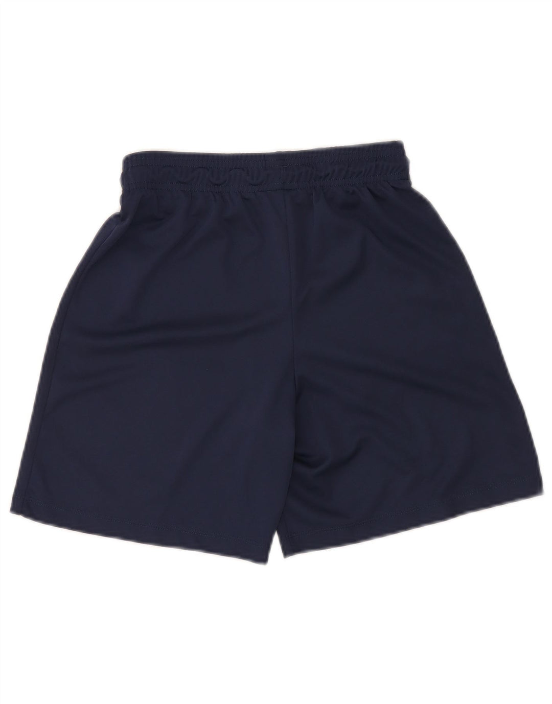 NIKE Boys Dri Fit Sport Shorts 12-13 Years Large Navy Blue Polyester