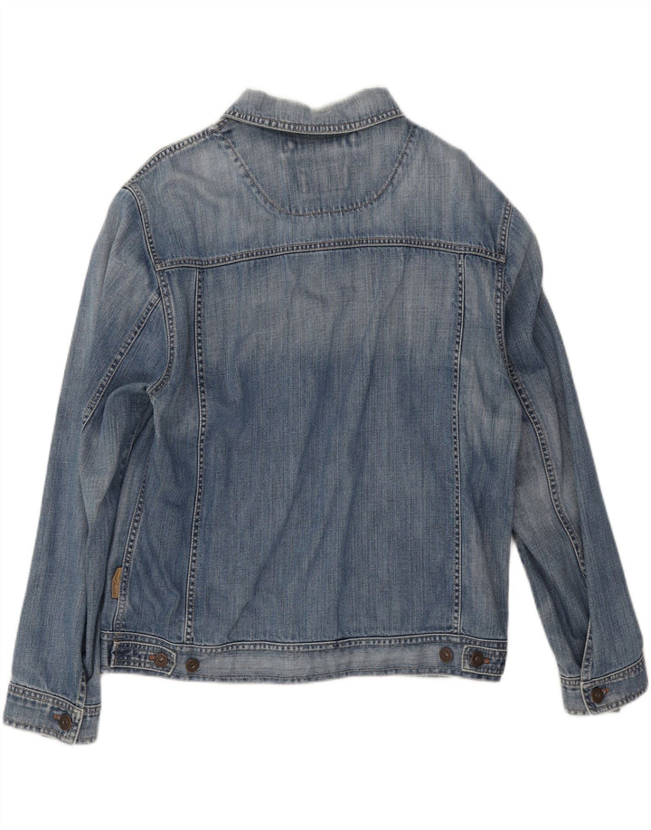 Camel Active Mens Denim Jacket UK 38 Medium Blue Cotton