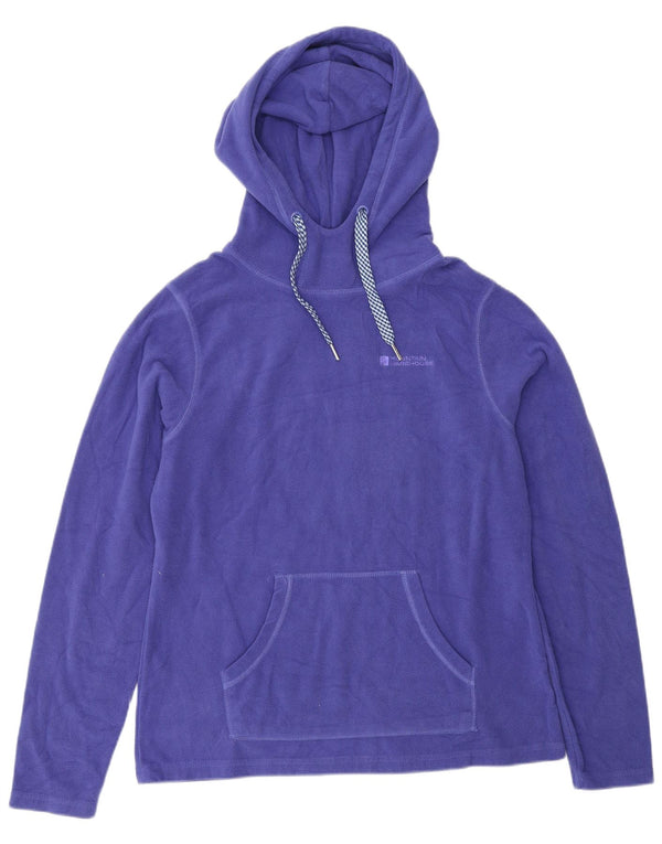 Mountain Warehouse Womens Hoodie Jumper UK 12 Medium Purple Polyester