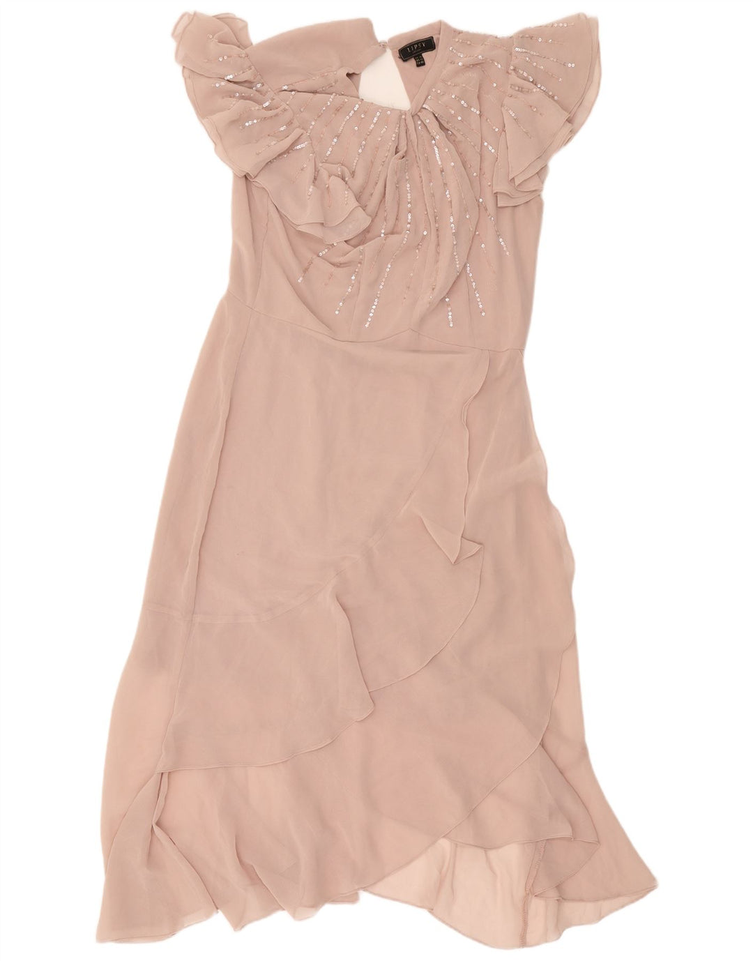 Lipsy Womens Maxi Dress UK 16 Large  Pink