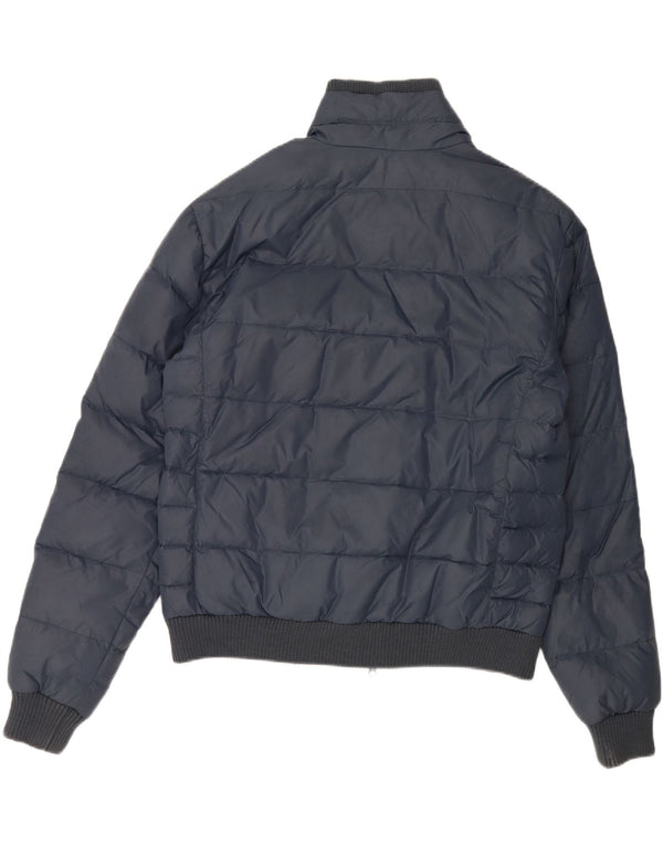 Sun68 Mens Padded Jacket UK 44 2XL Navy Blue Colourblock Polyamide