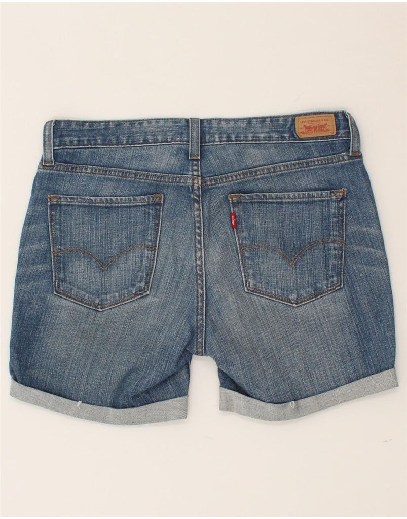 LEVI'S Womens Distressed Denim Shorts US 4 Small W27 Blue Cotton | Vintage Levi's | Thrift | Second-Hand Levi's | Used Clothing | Messina Hembry 