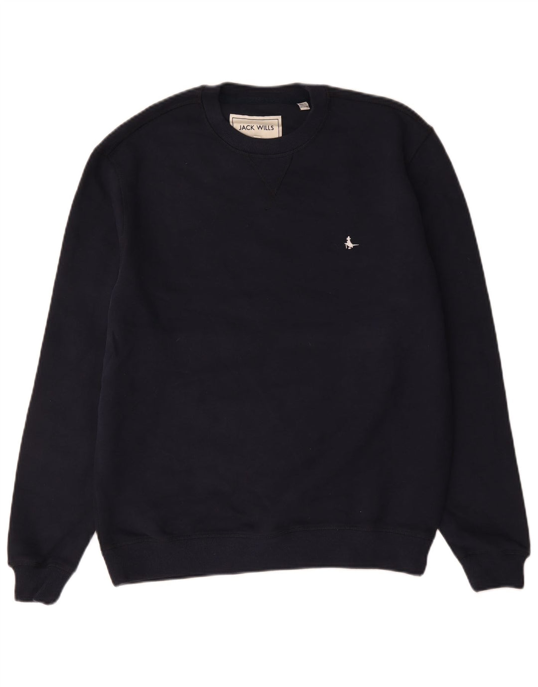 Jack Wills Mens Sweatshirt Jumper Small Navy Blue Cotton