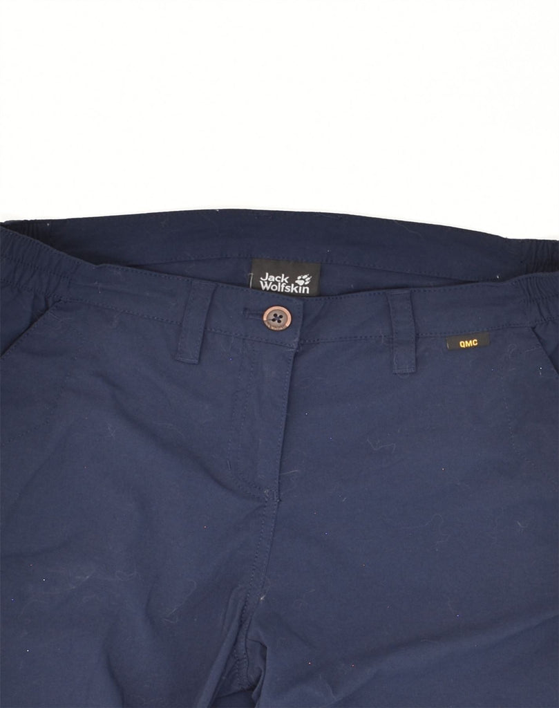 JACK WOLFSKIN Womens Chino Shorts UK 6 XS W30  Navy Blue Polyamide | Vintage Jack Wolfskin | Thrift | Second-Hand Jack Wolfskin | Used Clothing | Messina Hembry 