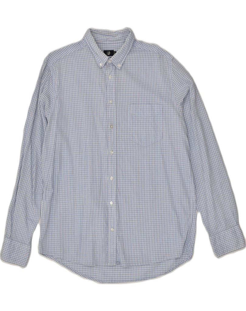 DACK'S Mens Regular Fit Shirt XL Blue Check | Vintage Dack's | Thrift | Second-Hand Dack's | Used Clothing | Messina Hembry 