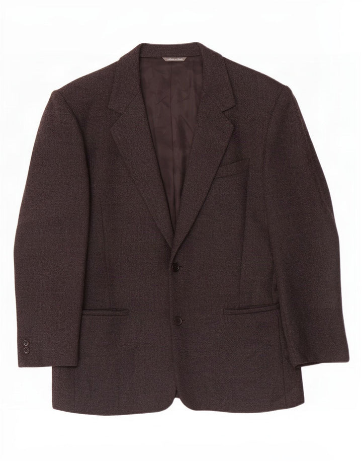 Byblos Mens 2 Button Blazer Jacket IT 48 Medium Grey Wool