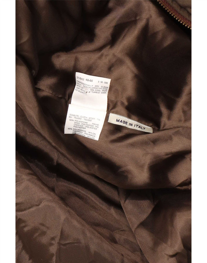 Max & Co. Womens Hooded Oversized Padded Coat UK 16 Large Brown Polyester