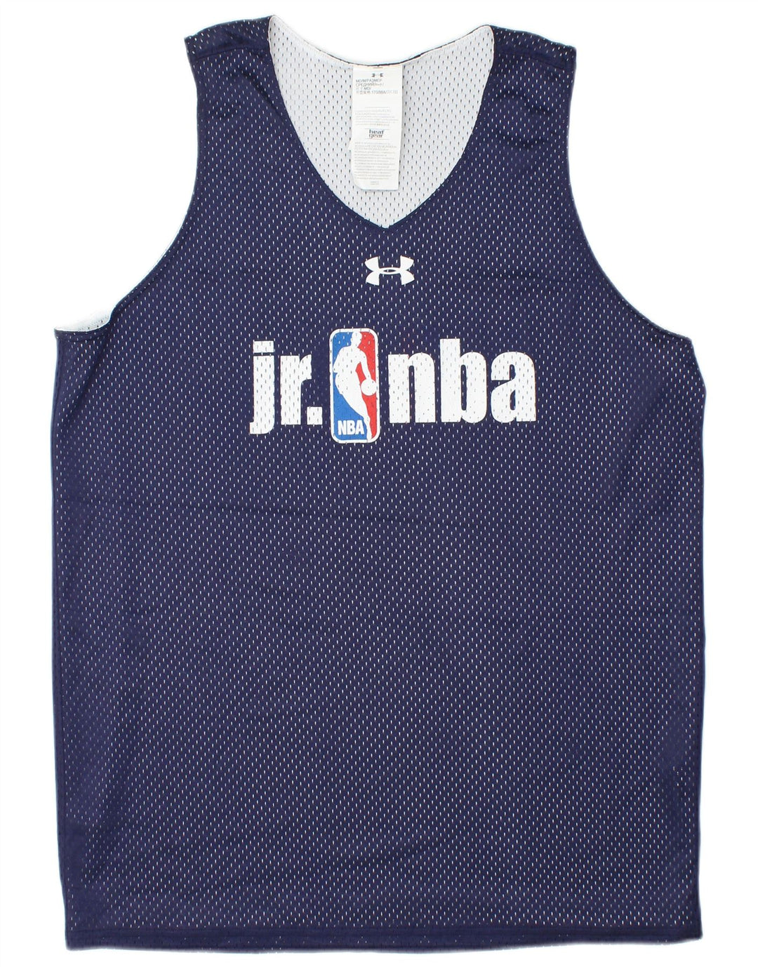 UNDER ARMOUR Mens NBA Graphic Vest Top Medium Navy Blue Polyester