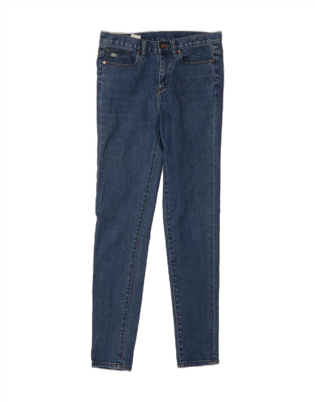 LACOSTE Womens Skinny Jeans W26 L30 Blue Cotton Vintage Lacoste and Second-Hand Lacoste from Messina Hembry 