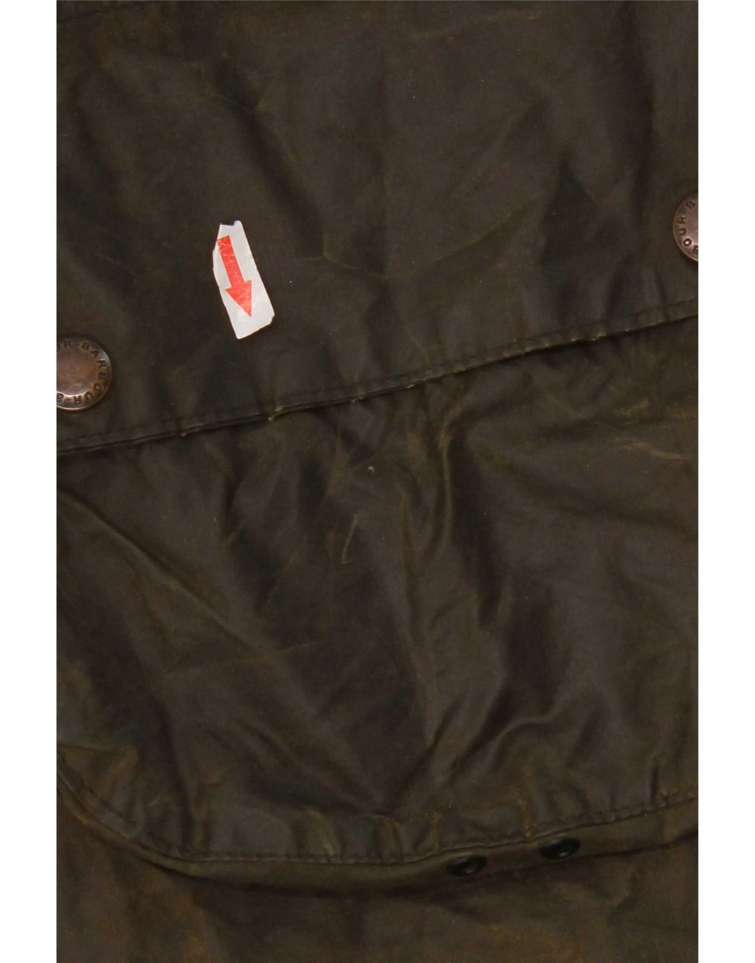 Barbour Mens Gamefair Waxed Cotton Jacket Size 38 Small Khaki