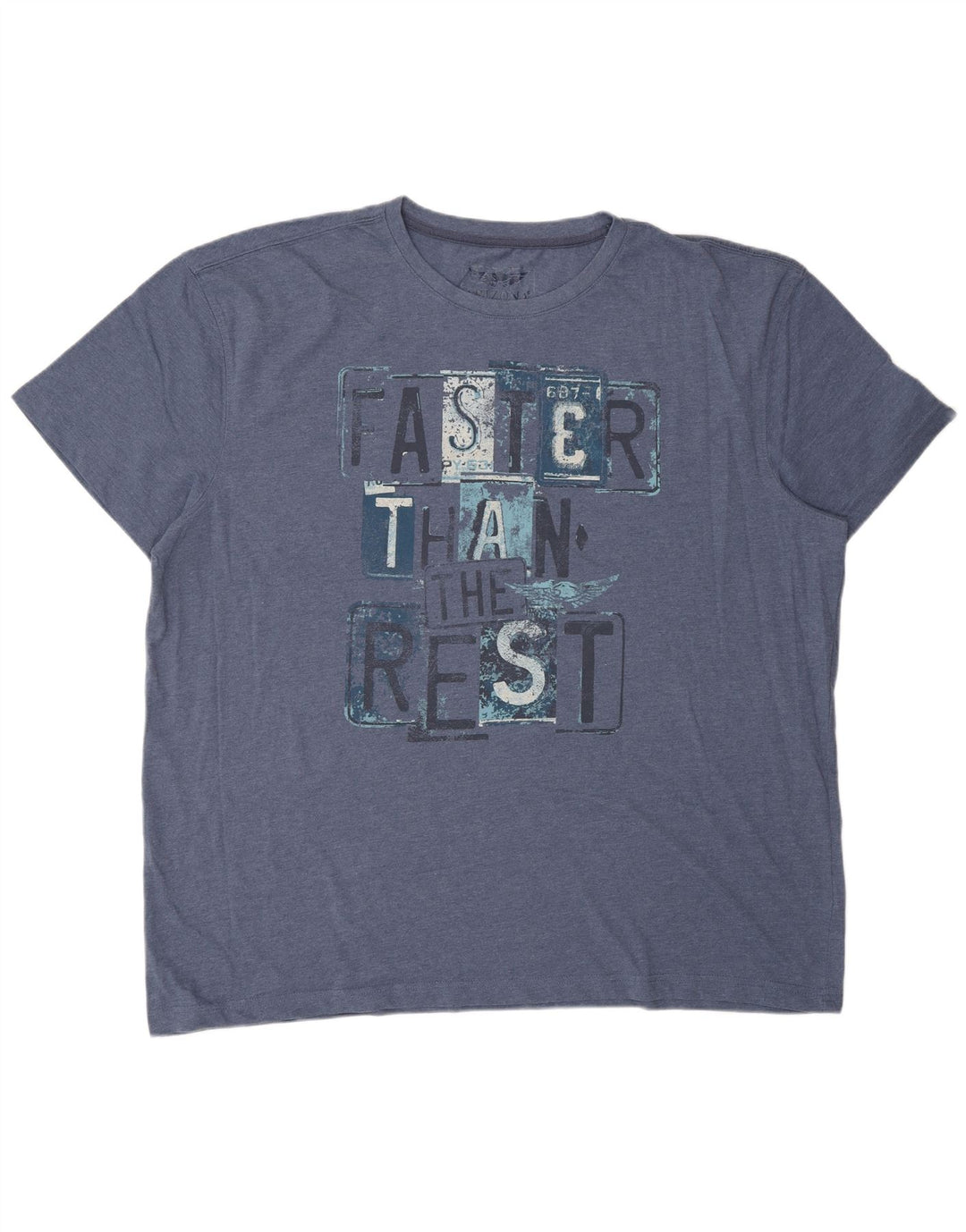 ARIZONA Mens Graphic T-Shirt Top 3XL Navy Blue Cotton