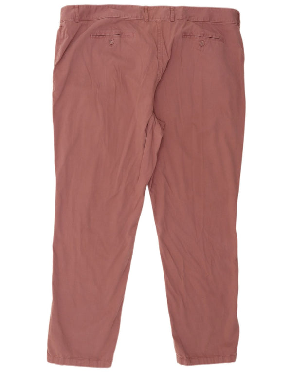 Marks & Spencer Womens Skinny Chino Trousers UK 22 3XL W42 L29 Purple