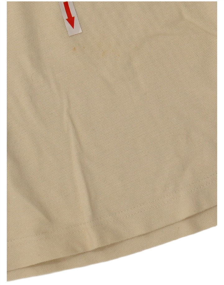 Fred Perry Mens Polo Shirt Small Beige Cotton