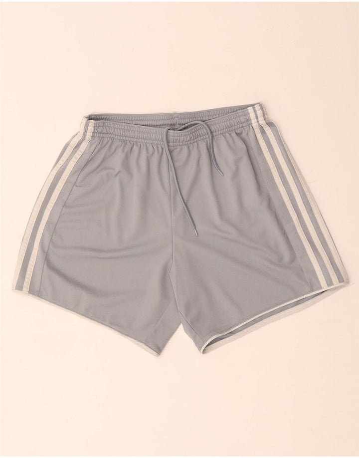 Adidas Womens Climacool Sport Shorts UK 8/10 Small Grey Polyester