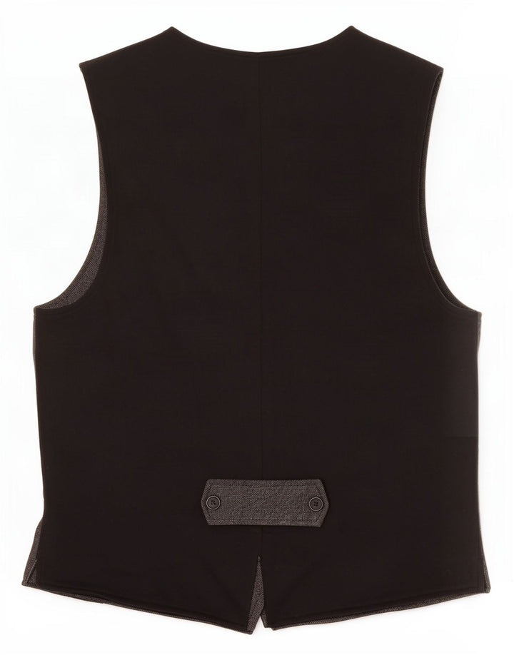 J.E. Mc Collum Mens Waistcoat Medium Grey Polyester