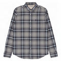 Penguin Mens Flannel Shirt Large Blue Check Cotton