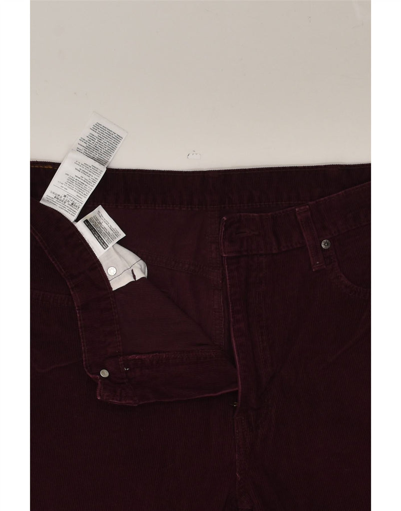 LEVI'S Mens 502 Tapered Corduroy Trousers W38 L24  Maroon Cotton | Vintage Levi's | Thrift | Second-Hand Levi's | Used Clothing | Messina Hembry 