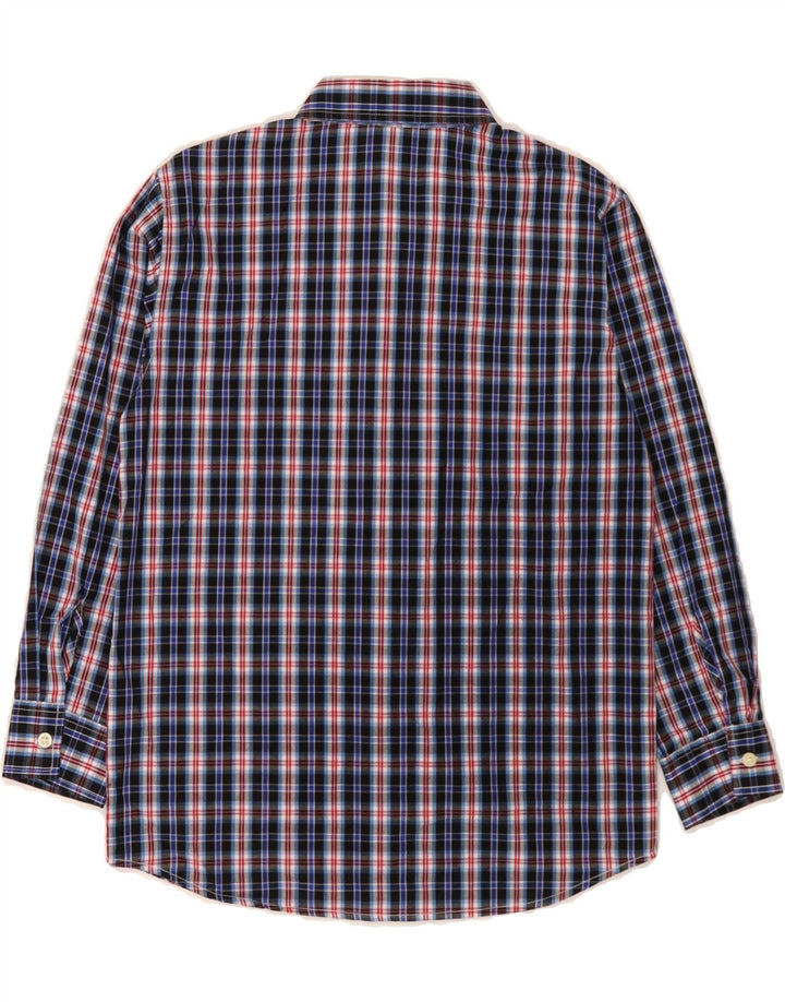IZOD Boys Regular Fit Shirt 10-11 Years Large Black Check Cotton Vintage Izod and Second-Hand Izod from Messina Hembry 