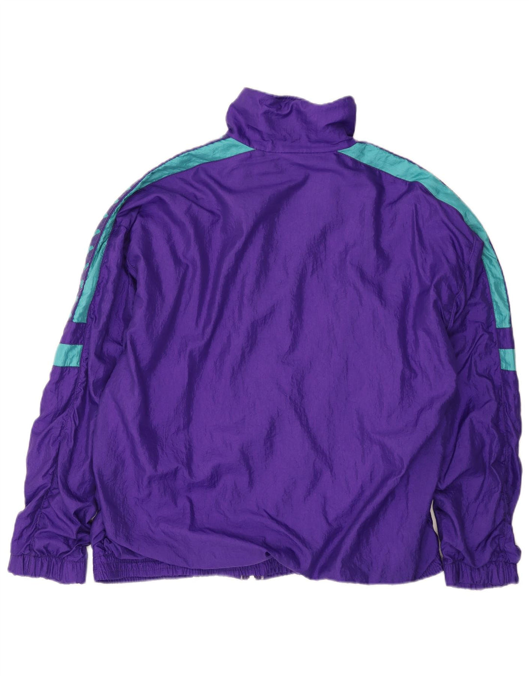 Arena Mens Graphic Tracksuit Top Jacket XL Purple Colourblock