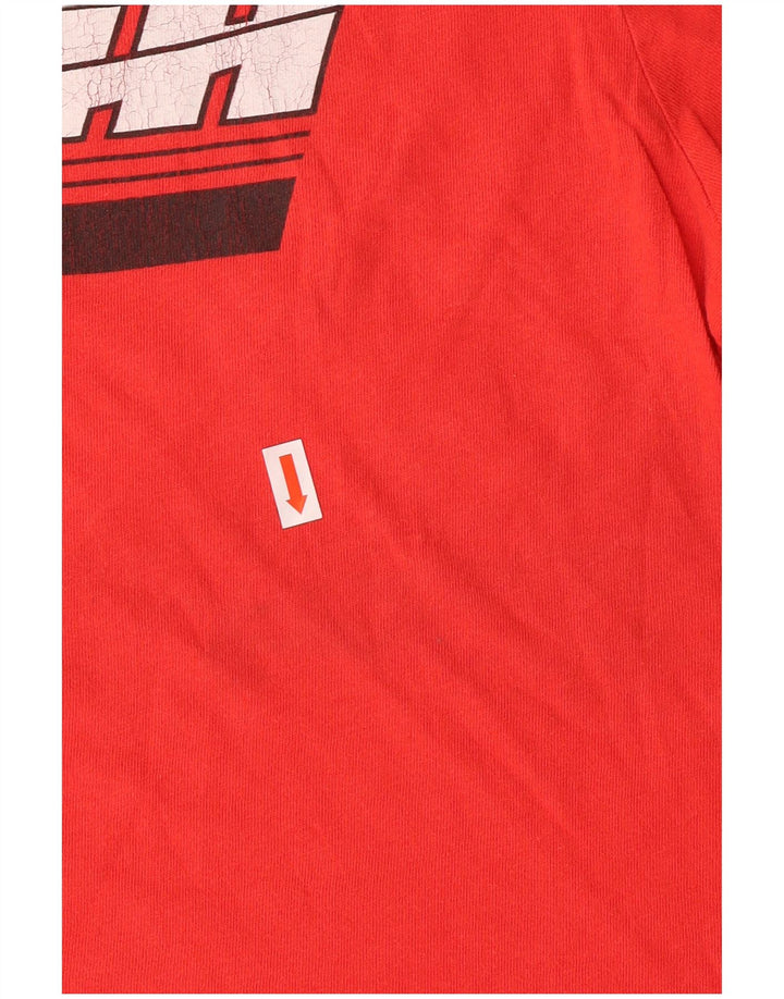 Puma Mens Graphic T-Shirt Top Small Red Cotton