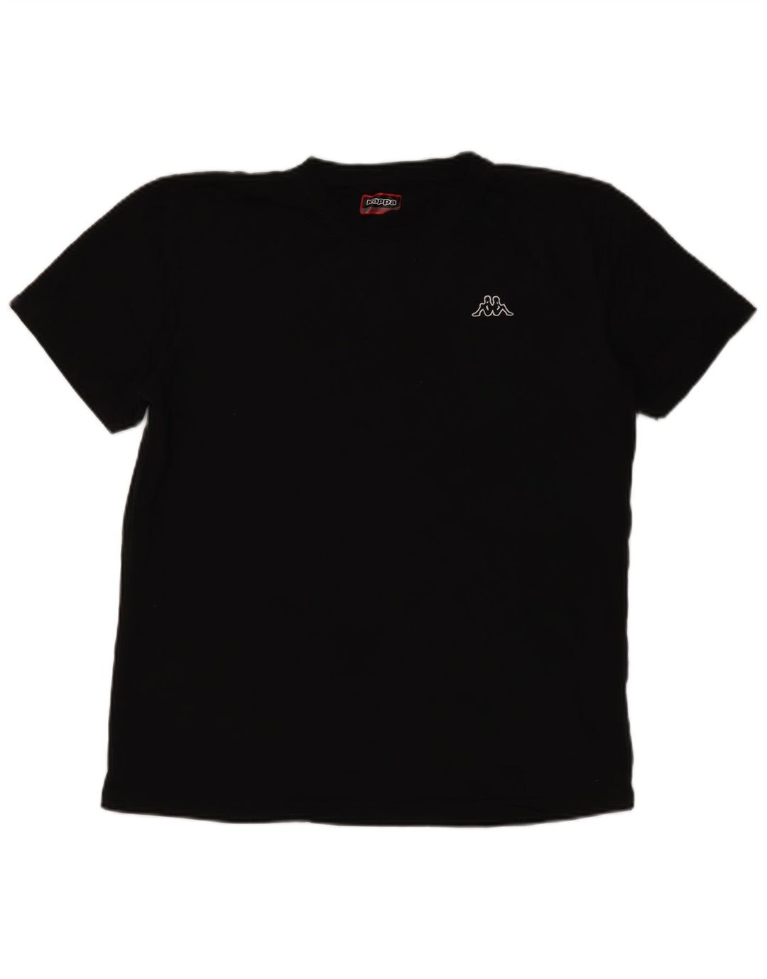 Kappa Womens T-Shirt Top 2XL Black Cotton