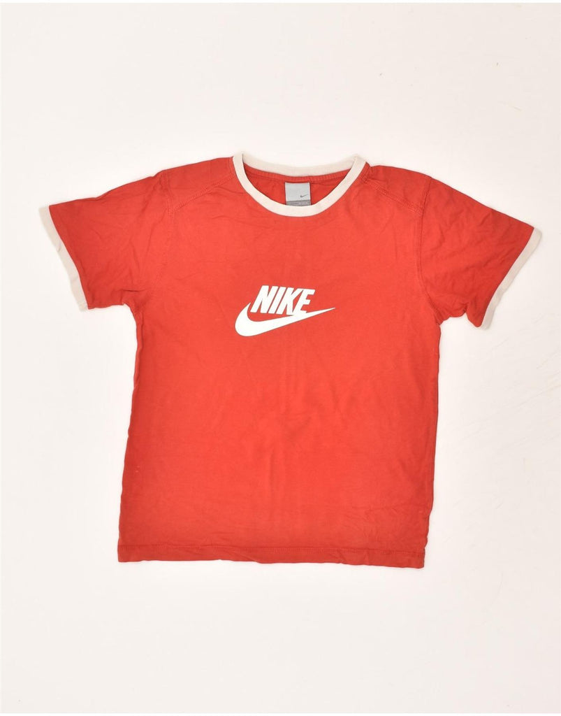 NIKE Boys Graphic T-Shirt Top 8-9 Years Red Cotton | Vintage Nike | Thrift | Second-Hand Nike | Used Clothing | Messina Hembry 