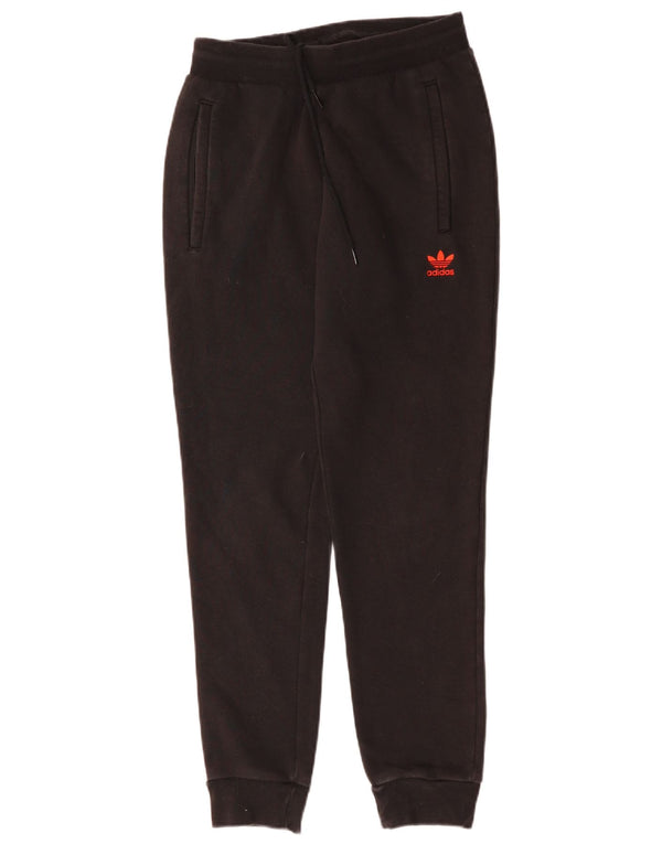 Adidas Mens Tracksuit Trousers Joggers Small Black Cotton