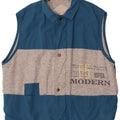 Carrera Mens Graphic Gilet UK 42 XL Blue Colourblock Polyester
