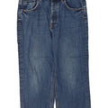 Marks & Spencer Womens Boyfriend Capri Jeans UK 12 Medium W32 L22 Blue