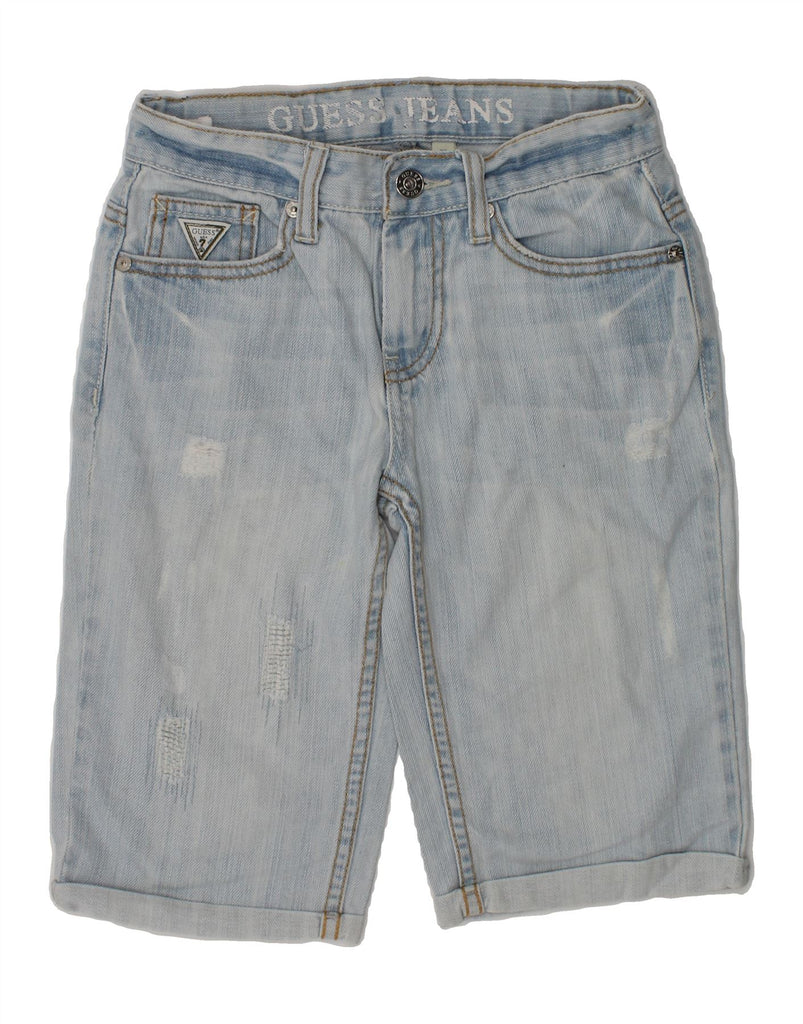 GUESS Boys Denim Shorts 7-8 Years W24  Blue Cotton | Vintage Guess | Thrift | Second-Hand Guess | Used Clothing | Messina Hembry 