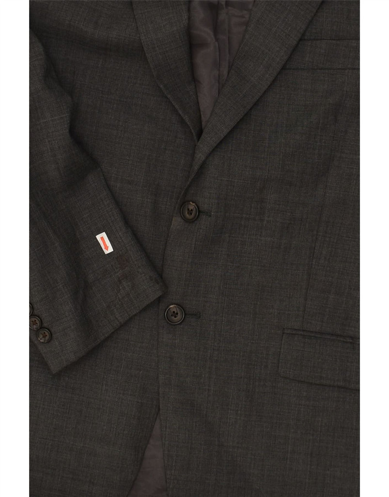 RALPH LAUREN Mens 2 Button Blazer Jacket UK 42 XL Grey Wool | Vintage Ralph Lauren | Thrift | Second-Hand Ralph Lauren | Used Clothing | Messina Hembry 