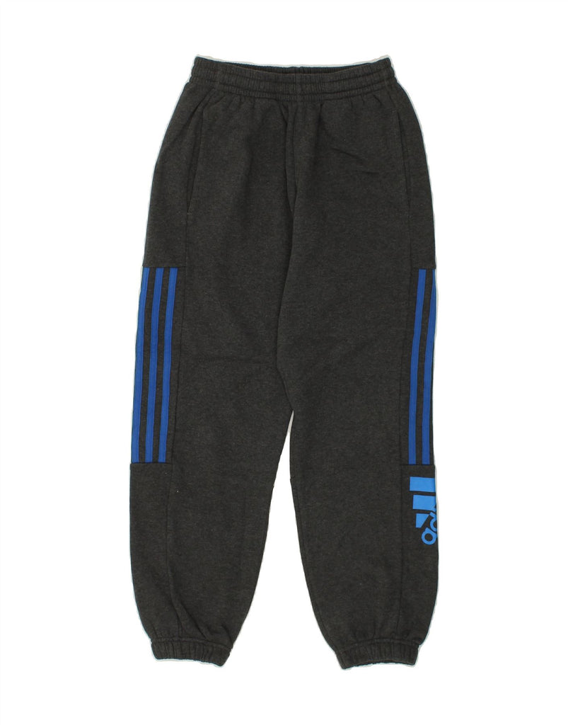 ADIDAS Boys Graphic Tracksuit Trousers Joggers 11-12 Years Grey Cotton | Vintage Adidas | Thrift | Second-Hand Adidas | Used Clothing | Messina Hembry 