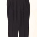 Marks & Spencer Mens Pegged Suit Trousers W40 L29 Navy Blue Polyester