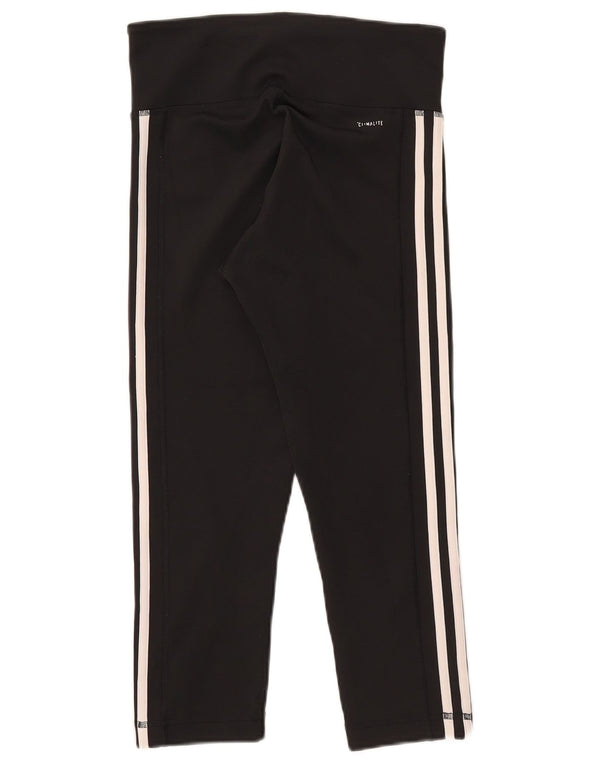Adidas Womens Climalite Leggings UK 8/10 Small Black Polyester