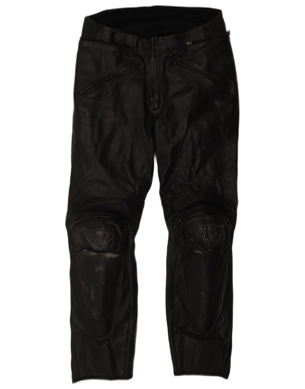 Dainese Mens Moto Racer Trousers Size 50 Small W30 L30 Black Motorcycle