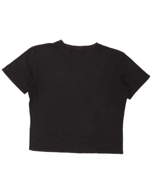 Diadora Mens Graphic T-Shirt Top XL Black Cotton