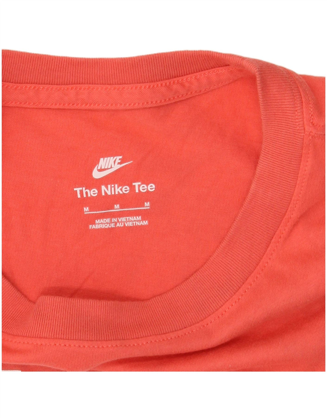 Nike Womens Graphic T-Shirt Top UK 14 Medium Orange