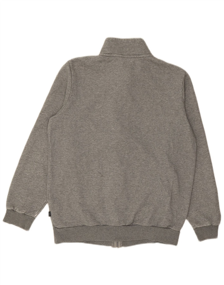 Puma Mens Tracksuit Top Jacket Small Grey Cotton