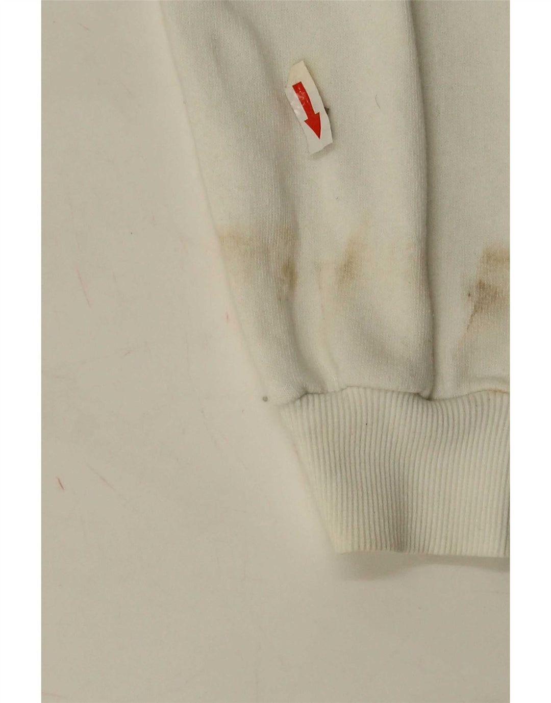 Zara Womens Graphic Oversized Sweatshirt Jumper UK 10 Small White