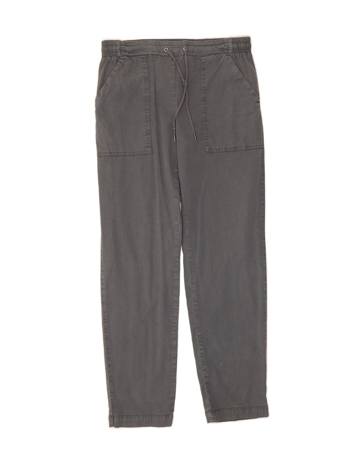 ORVIS Womens Straight Casual Trousers Small W27 L28 Grey Lyocell Vintage Orvis and Second-Hand Orvis from Messina Hembry 