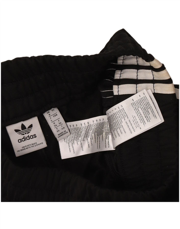 Adidas Womens Sport Shorts UK 8 Small Black Polyester
