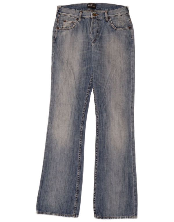Lee Womens Denver Bootcut Jeans W32 L36 Blue Cotton