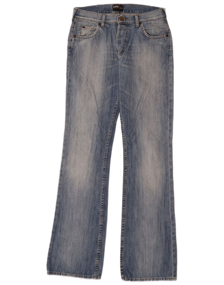 Lee Womens Denver Bootcut Jeans W32 L36 Blue Cotton