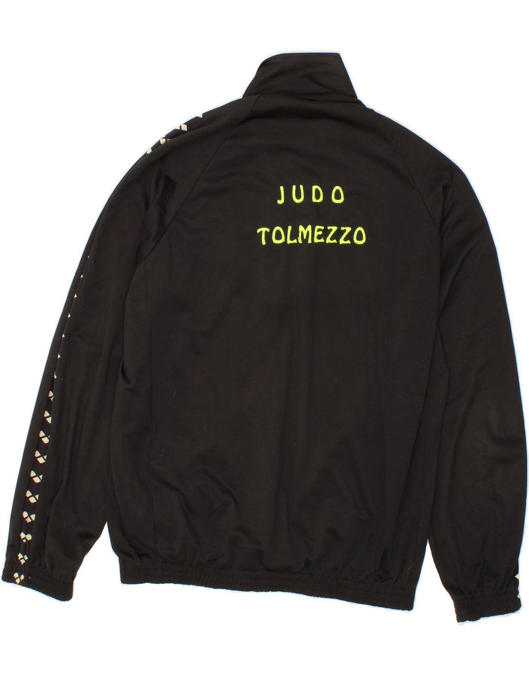 ARENA Mens Graphic Tracksuit Top Jacket XL Black Polyester Vintage Arena and Second-Hand Arena from Messina Hembry 