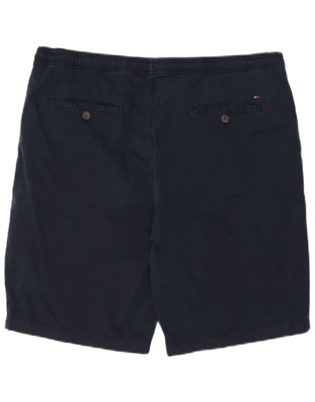 TOMMY HILFIGER Mens Chino Shorts W36 Large  Navy Blue Cotton