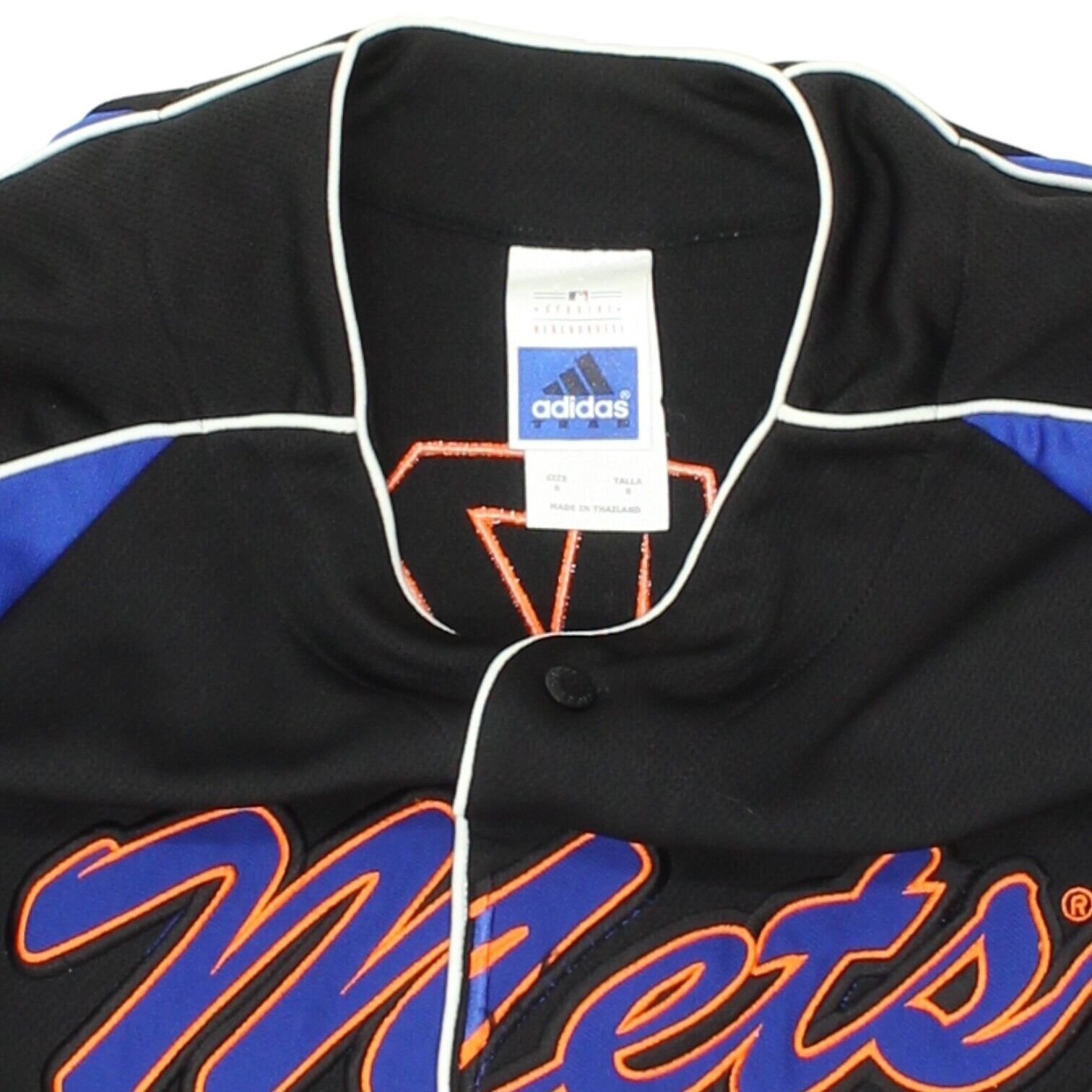 Black mets baseball shops jersey